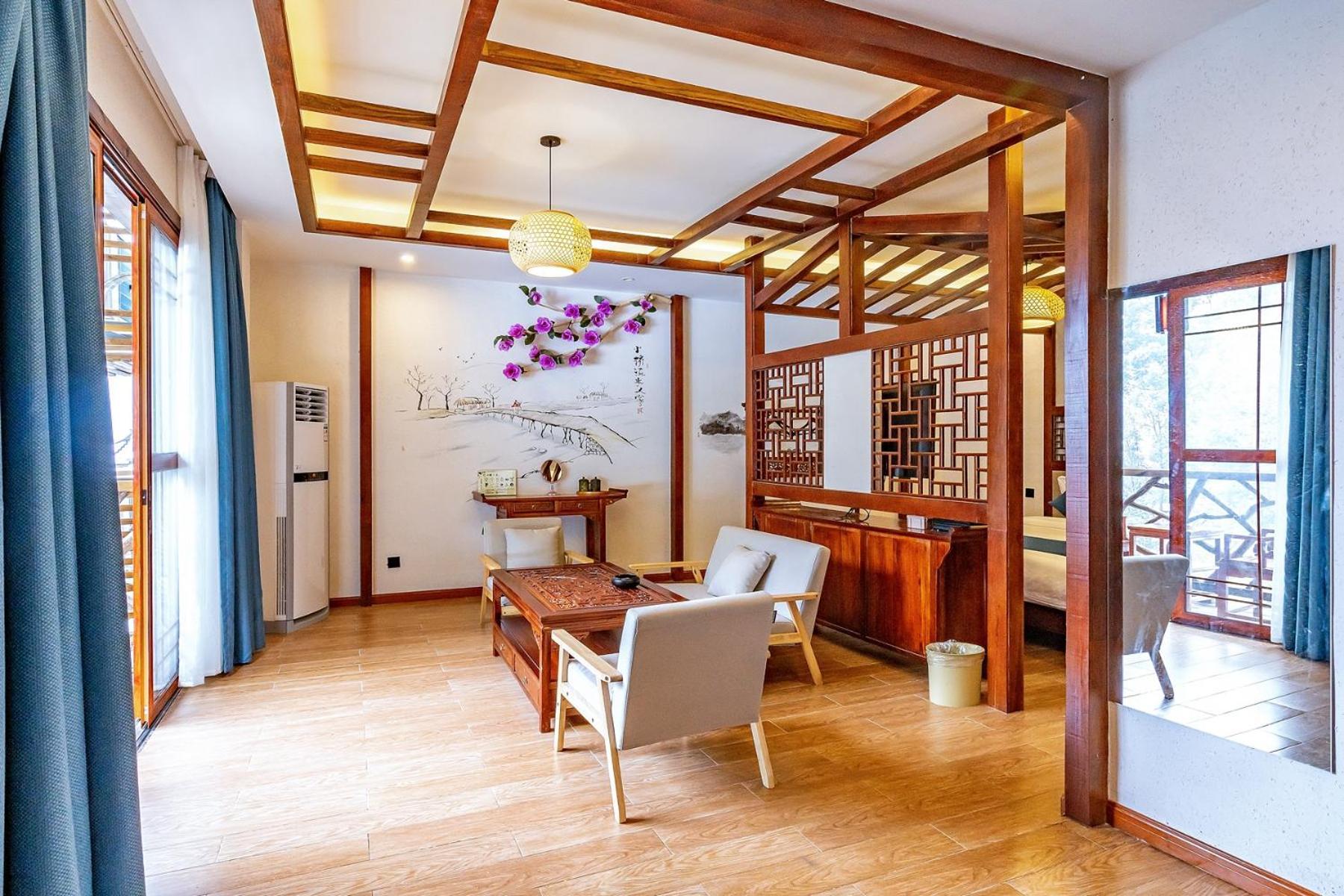 Ferienwohnung 一树一花客栈眷恋店 Wulingyuan Exterior foto